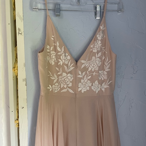Anthropologie BHLDN Bridesmaid Dress Blush Pink - Picture 5 of 9